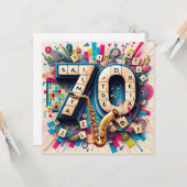 CARTE 7E ANNIVERSAIRE (Devant/Arrière en situation)