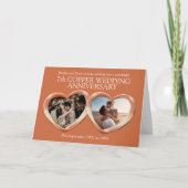 Carte 7e anniversaire du mariage de cuivre photo actuell (Devant)