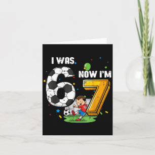 Carte 7e anniversaire était 6 7 soccer 67 mème garçons e