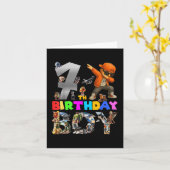 Carte 7e anniversaire garçon italien brainrot pour enfan (Fleur jaune)