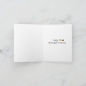 Carte 7e anniversaire mariage moderne Septième (Intérieur)