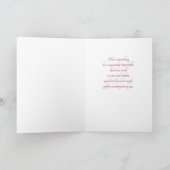 Carte 7ème Anniversaire de Mariage Fleur de Freesia Sent (Intérieur)
