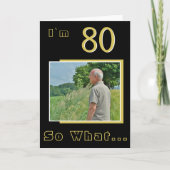 Carte 80 Alors ce drôle Inspirationnel 80e anniversaire  (Devant)