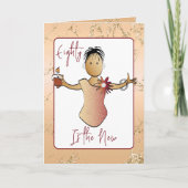 Carte 80 Fabuleux Fun Femme Cartoon Rose Or Anniversaire (Devant)