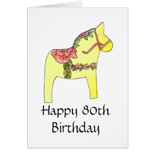 Carte 80e anniversaire