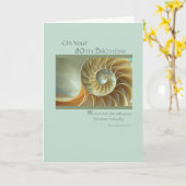 Carte 80e anniversaire (Fleur jaune)