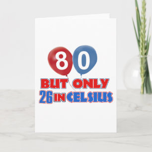 Carte 80e anniversaire