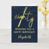 Carte 80e anniversaire de la Marine (Fleur jaune)