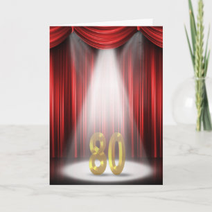 Carte 80e anniversaire de mariage