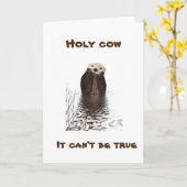 Carte **80e ANNIVERSAIRE** IL NE PEUT PAS ÊTRE VRAI DIT  (Fleur jaune)