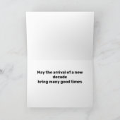 Carte 80e Anniversaire Rue Jaune Signes Ajouter Votre No (Intérieur)