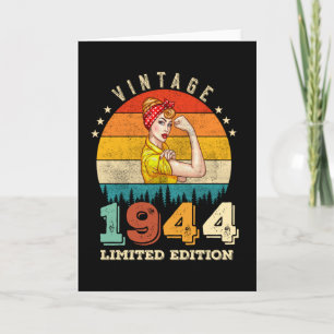 Carte 81 ans Anniversaire 1944 Vintage 81e anniversaire 