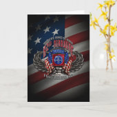 Carte 82e fort aéroporté Bragg (Fleur jaune)