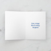 Carte 83ème anniversaire : Fun Fireworks Motif + Rainbow (Intérieur)