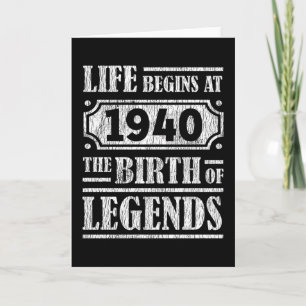 Carte 85 Ans 1940 Naissance De La Légende 85E Anniversai