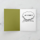 Carte 85e anniversaire Ours avec Mug de bière (Intérieur)