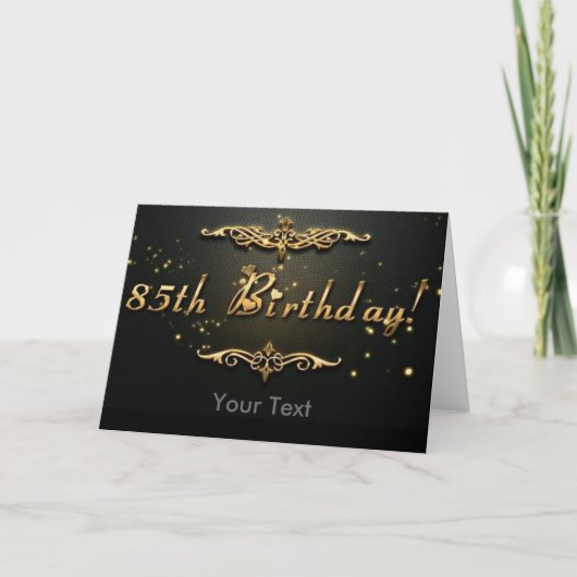 Carte 85th Anniversaire ! (Devant)