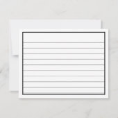 Carte 85th Thank You: Black/White Number Pattern (Dos)