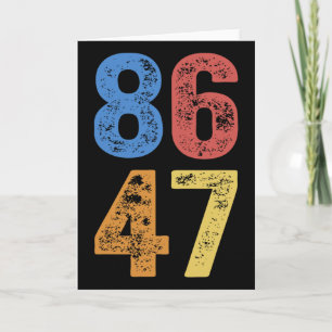 Carte 8647 Anti Trump Résistance Subtile de Protestation