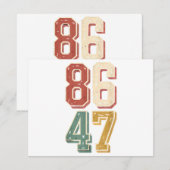 Carte 8647 rétro 86 47 (Devant / Derrière)