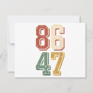 Carte 8647 rétro 86 47