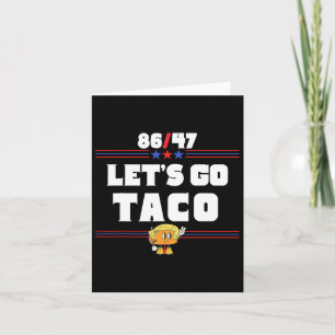 Carte 86 47 Allons Taco Us Drapeau 86 47 Patriotique Amu