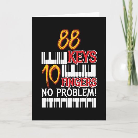 Carte 88 Touches 10 doigts Piano (Devant)