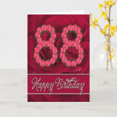 Carte 88e jour du jour (Fleur jaune)