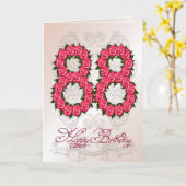 Carte 88e jour du jour (Fleur jaune)