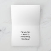 Carte 89e anniversaire : Bold, amusant, simple, arc-en-c (Intérieur)