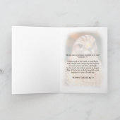 Carte 89e anniversaire, Hawk à épaulettes (Intérieur)