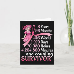 Carte 8 Ans 96 Mois Et Comptage Cancer Du Sein Survi