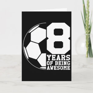 Carte 8 Ans de super Amour du Football
