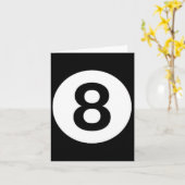 Carte 8 Billard Billard Billard Billard Costume de table (Fleur jaune)