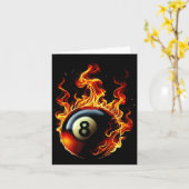 Carte 8 Billard Billard Billard Joueur Flame (Fleur jaune)