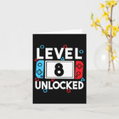 Carte 8 Joueur déverrouillé 8e anniversaire Joueur vidéo (Fleur jaune)