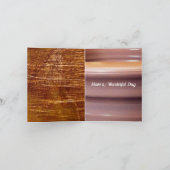 Carte 8e anniversaire, bronze et poterie (Intérieur)