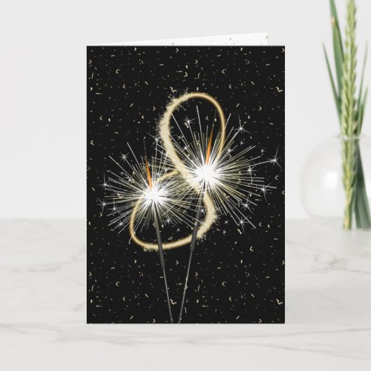 Carte 8e anniversaire du mariage (Devant)