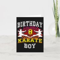 8e anniversaire garçon - Karate 8 ans enfant