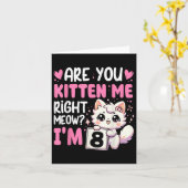 Carte 8e anniversaire pour les filles 8 ans 8 ans Vieux  (Fleur jaune)