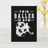 Carte 8e Birthday Poison Soccer Player 8 Year Old Boy (Fleur jaune)