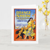 Carte 8ème Exposition orange nationale 1918 (Fleur jaune)