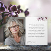 Carte 90 & Fabulous Orchid Photo Birthday Greeting Card