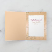 Carte 90 Fantastique Féminin Dessin Animé Joyeux Anniver (Intérieur)