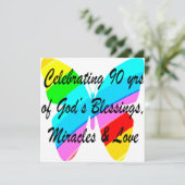 CARTE 90E ANNIVERSAIRE (Debout devant)