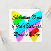 CARTE 90E ANNIVERSAIRE (Devant/Arrière en situation)