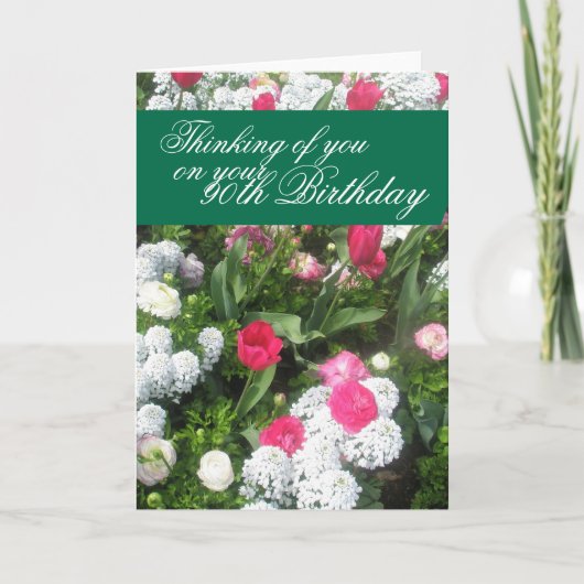 Carte 90e anniversaire (Devant)