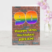 90e anniversaire : Arc en ciel inspiré par les gra