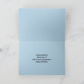 Carte 90e anniversaire Crazy Kitten (Intérieur)