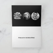 Carte 90e anniversaire NEUF OH! photo mono noir blanc (Intérieur)